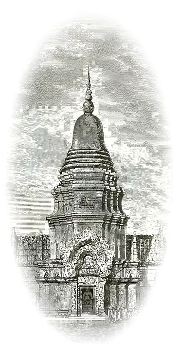 Tháp chùa Khmer (Delaporte, 1873)